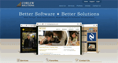 Desktop Screenshot of corlewsolutions.com