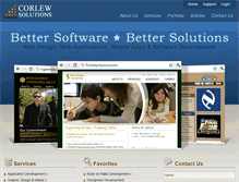 Tablet Screenshot of corlewsolutions.com